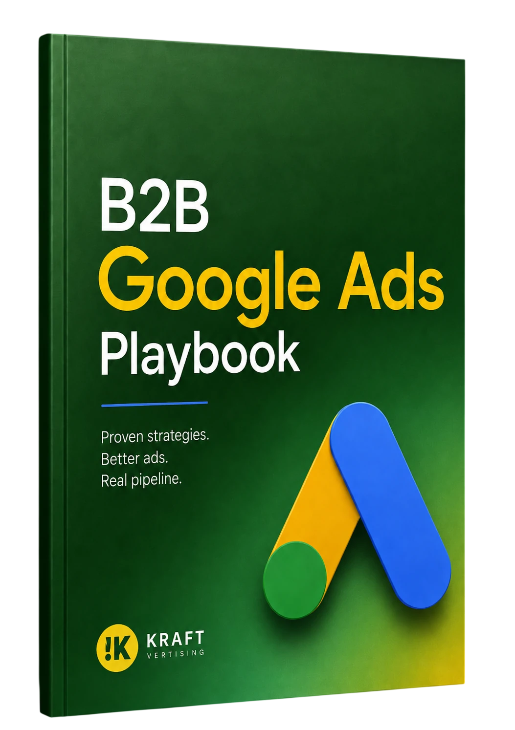 Obálka e-booku B2B Google Ads playbook pro rok 2026